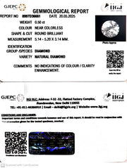 0.50/Cents Natural Diamond with Govt. Lab Certificate-140000