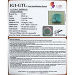 Load image into Gallery viewer, 3.68 Ratti Natural Panna Stone with Govt. Lab Certificate (8100)