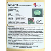 4.59 Ratti Natural Panna Stone with Govt. Lab Certificate (4100)