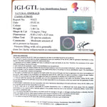 Load image into Gallery viewer, 1.62 Ratti Natural Panna Stone with Govt. Lab Certificate (6100)