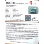 Load image into Gallery viewer, 3.84 Ratti Natural Panna Stone with Govt. Lab Certificate (8100)