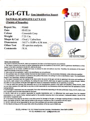 8.01 Ratti Natural Scapolite Cat's Eye with Govt. Lab Certified-(1221)