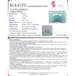 Load image into Gallery viewer, 4.97/CT Natural Panna Stone with Govt. Lab Certificate (4551)