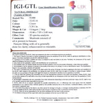 Load image into Gallery viewer, 3.59 Ratti Natural Panna Stone with Govt. Lab Certificate (3100)