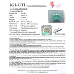 Load image into Gallery viewer, 4.12 Ratti Natural Panna Stone with Govt. Lab Certificate (34410)