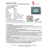 3.35 Ratti Natural Panna Stone with Govt. Lab Certificate (12210)