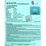 Load image into Gallery viewer, 4.26/CT Natural Emeraid Stone With Govt Lab Certificate (3441)