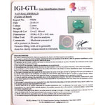 Load image into Gallery viewer, 3.10 Ratti Natural Panna Stone with Govt. Lab Certificate (34410)
