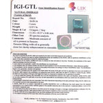 Load image into Gallery viewer, 4.52/CT Natural Panna Stone with Govt. Lab Certificate (6100)