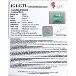 Load image into Gallery viewer, 3.06 Ratti Natural Panna Stone with Govt. Lab Certificate (8100)
