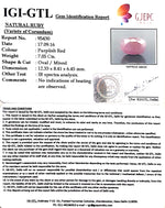 Load image into Gallery viewer, 7.83 Ratti Natural Neo Burma Ruby with Govt Lab Certificate-(3441)
