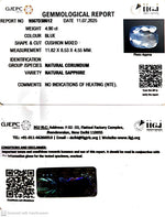 Load image into Gallery viewer, 4.90/CT Natural Blue Sapphire with Govt Lab Certificate ( 45510)