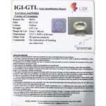 Load image into Gallery viewer, 4.91/CT Natural yellow sapphire with Govt Lab Certificate-YELSA9V