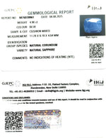 Load image into Gallery viewer, 4.90/CT Natural Blue Sapphire with Govt Lab Certificate