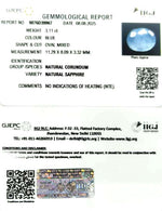 Load image into Gallery viewer, 3.11/CT Natural Blue Sapphire with Govt Lab Certificate (8991)