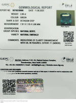 Load image into Gallery viewer, 2.89/CT Natural Panna Stone with Govt. Lab Certificate (45510)