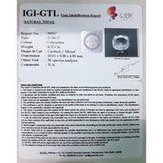 4.80 ratti White Topaz with Govt Lab certificate-(1665)