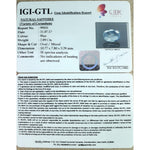 Load image into Gallery viewer, 2.89/CT Natural Blue Sapphire with Govt Lab Certificate-BLUSA9U