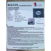 5.07 Ratti Natural white sapphire with Govt Lab Certificate-(6771)