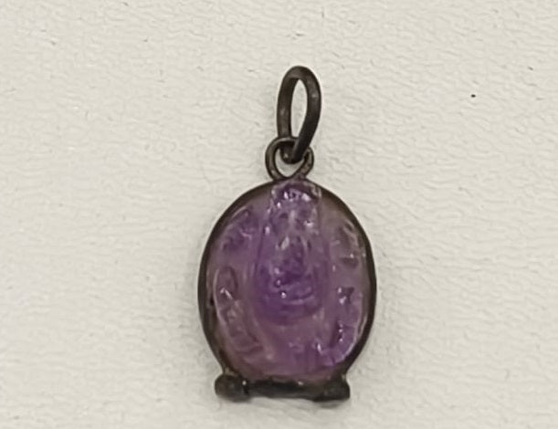 5.20/GM AMETHYST RAJWARA SILVER PENDANT (525.00)