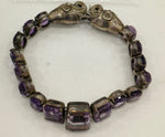 Load image into Gallery viewer, 43.30/GM AMETHYST SILVER BRACELET (525.00)