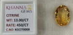 Load image into Gallery viewer, 13.00/Carat Natural Triangular Citrine Stone-450