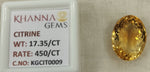 Load image into Gallery viewer, 17.35/Carat Natural Triangular Citrine Stone-450