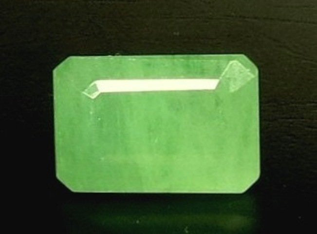 7.23/CT Natural Panna Stone with Govt. Lab Certificate