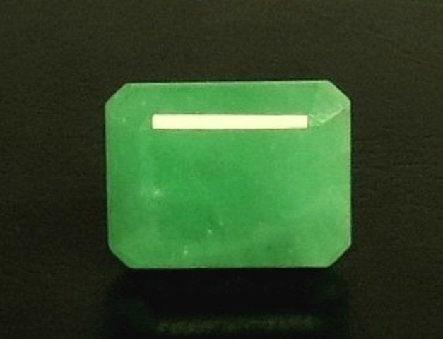 6.54/CT Natural Panna Stone with Govt. Lab Certificate