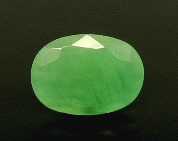 7.48/CT Natural Panna Stone with Govt. Lab Certificate (3441)