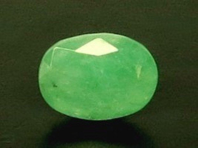 5.74/CT Natural Panna Stone with Govt. Lab Certificate