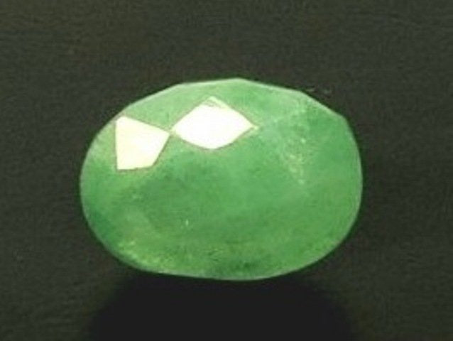 7.63/CT Natural Panna Stone with Govt. Lab Certificate