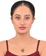 Load image into Gallery viewer, 7.03/GM Garnet Silver Pendant