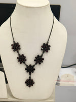 Load image into Gallery viewer, 48.10/GM GARNET RAJWARA SILVER NECKLACE (525)