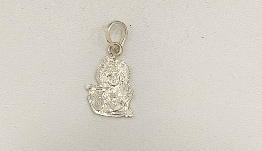 3.00/GM KRISHNA SILVER PENDANT (400)