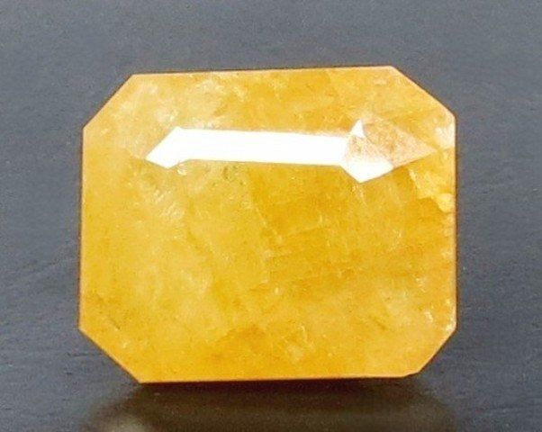 9.33/CT Natural Yellow Sapphire With Govt Lab Certificate (4551)