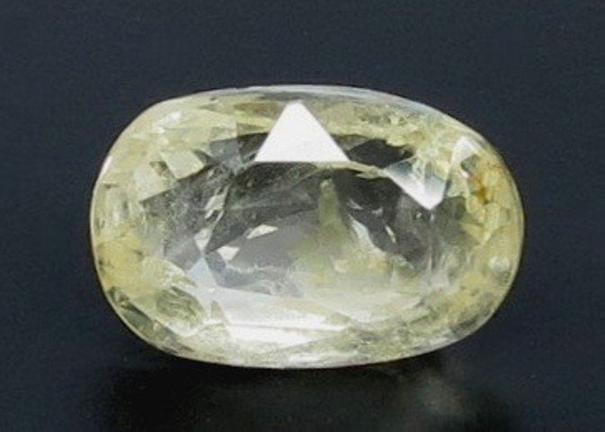 6.40/CT Natural Yellow Sapphire With Govt Lab Certificate (34410)