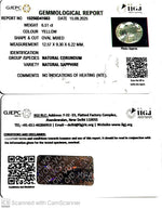 Load image into Gallery viewer, 6.51/CT Natural Yellow Sapphire With Govt Lab Certificate (12210)