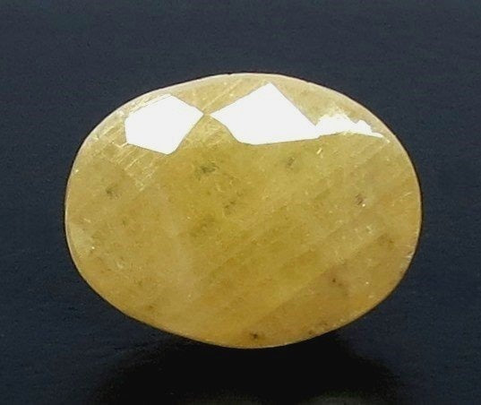 6.34/CT Natural Yellow Sapphire With Govt Lab Certificate