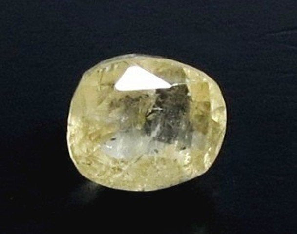 6.53/CT Natural Yellow Sapphire With Govt Lab Certificate