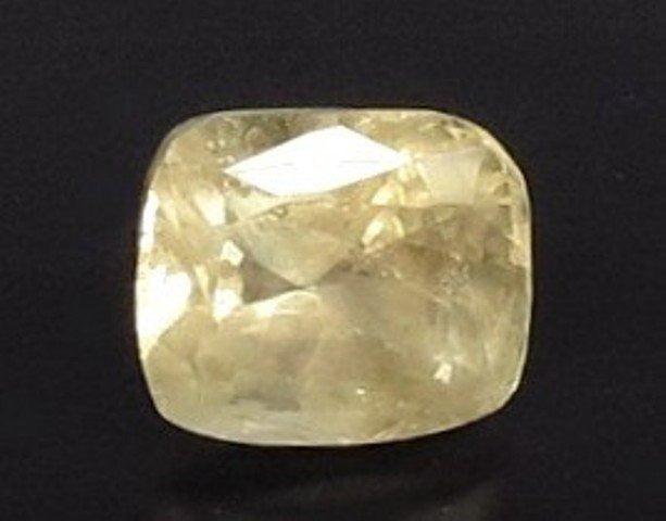 4.61/CT Natural Yellow Sapphire With Govt Lab Certificate