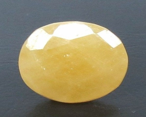 7.60/CT Natural Yellow Sapphire With Govt Lab Certificate (1221)