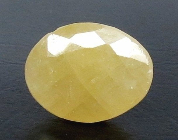 5.58/CT Natural Yellow Sapphire With Govt Lab Certificate (1221)