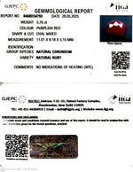 Load image into Gallery viewer, 5.76/CT Natural Ruby with Govt. Lab Certificate