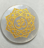 Load image into Gallery viewer, SELENITE CHARGING ROUND PLATE OM 11