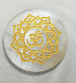 Load image into Gallery viewer, SELENITE CHARGING ROUND PLATE OM 12