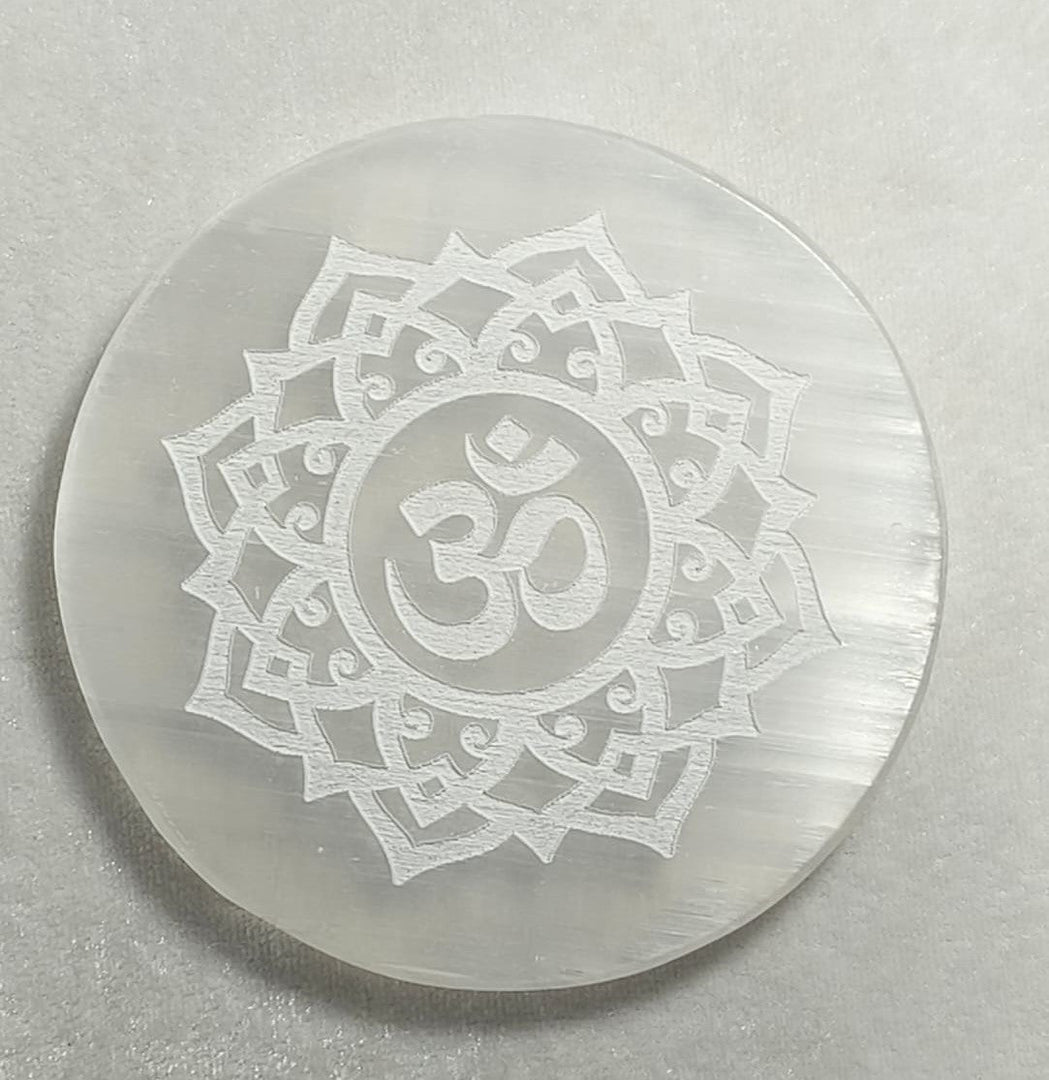 SELENITE CHARGING ROUND PLATE OM 13
