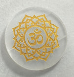 Load image into Gallery viewer, SELENITE CHARGING ROUND PLATE OM 15