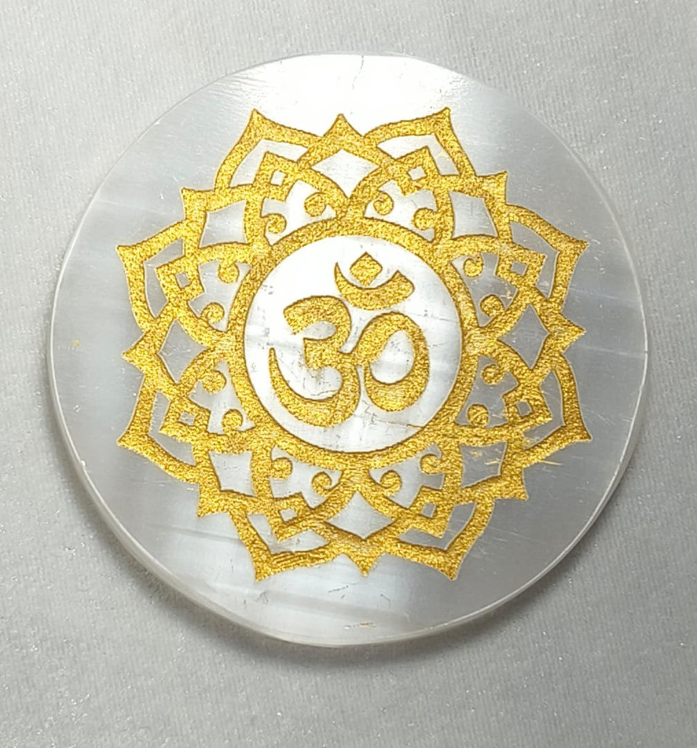 SELENITE CHARGING ROUND PLATE OM 2