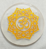 Load image into Gallery viewer, SELENITE CHARGING ROUND PLATE OM 4